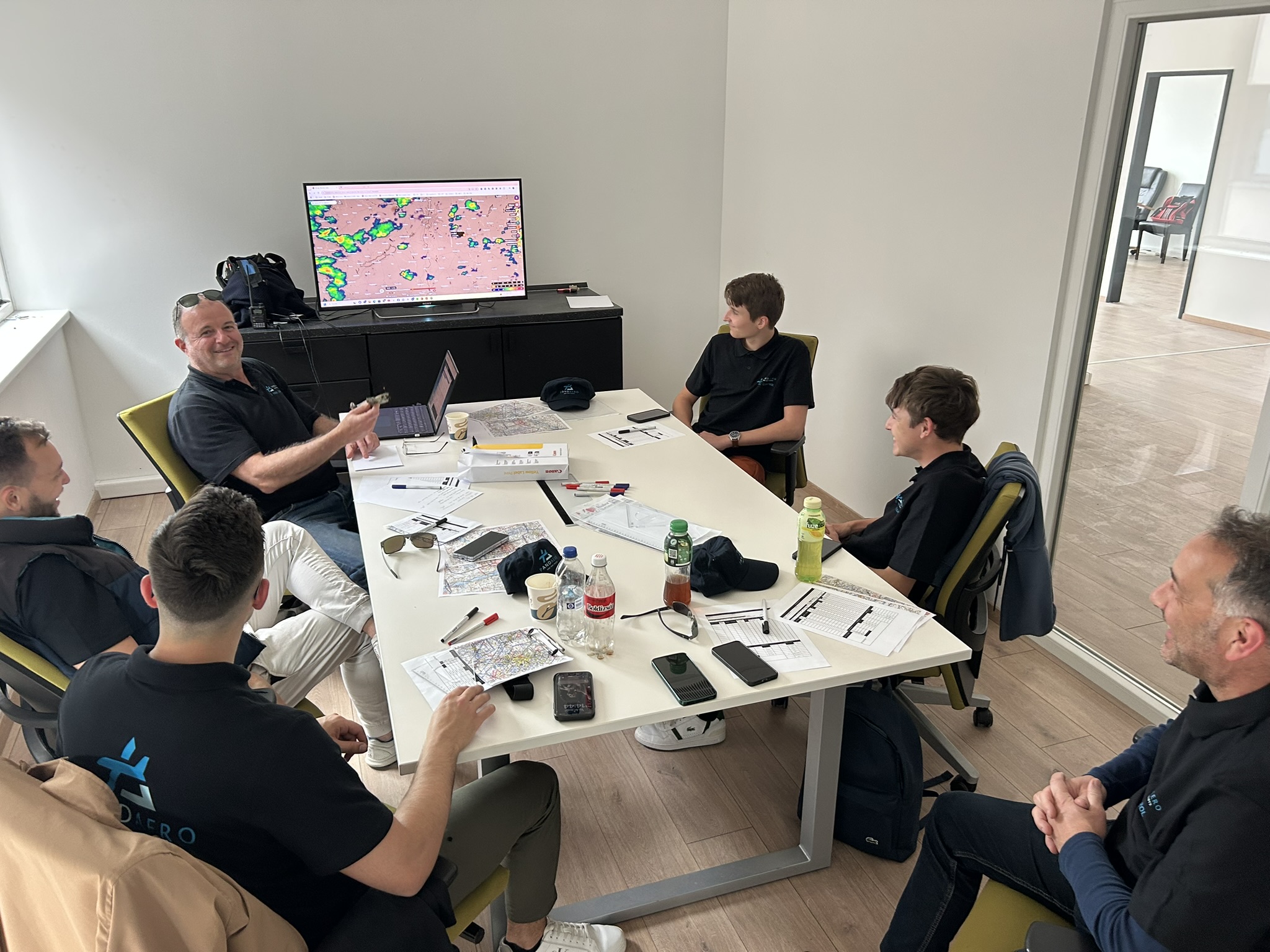 Ground briefing and preflight